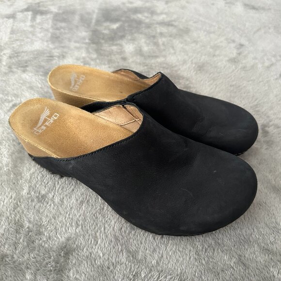 Dansko Black Mules - Picture 1 of 6